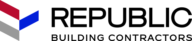 Republic Building Contractors Logo Black
